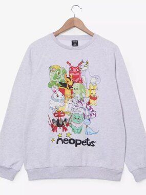 Cakeworthy | Neopets Grey Vintage Crewneck